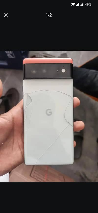 Google Pixel 6 panel and back break ha For Parts