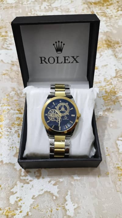 Montblanc wristwatch Gold+Black Luxury Feel