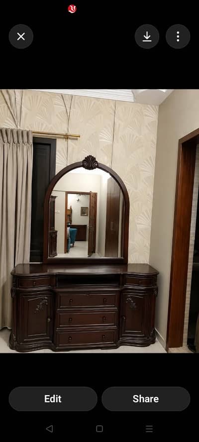 dressing table with drawers