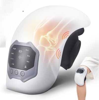Smart Knee Massager with Heat & Vibration Therapy | Portable Electric