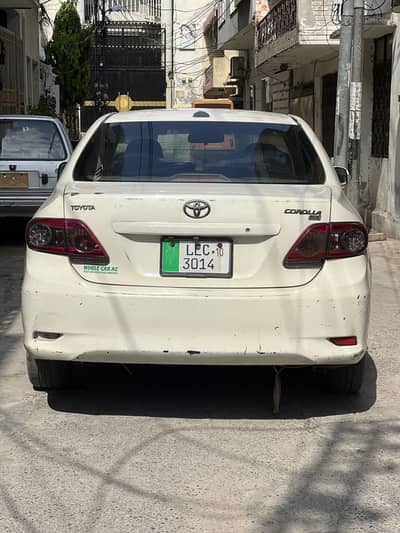 Toyota Corolla XLI 2010