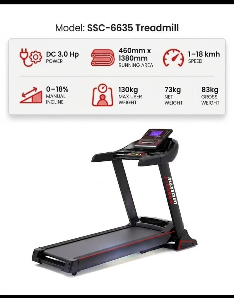 Manual Treadmill for Home Use / Jogging Machine / Treadmill/cycle 5