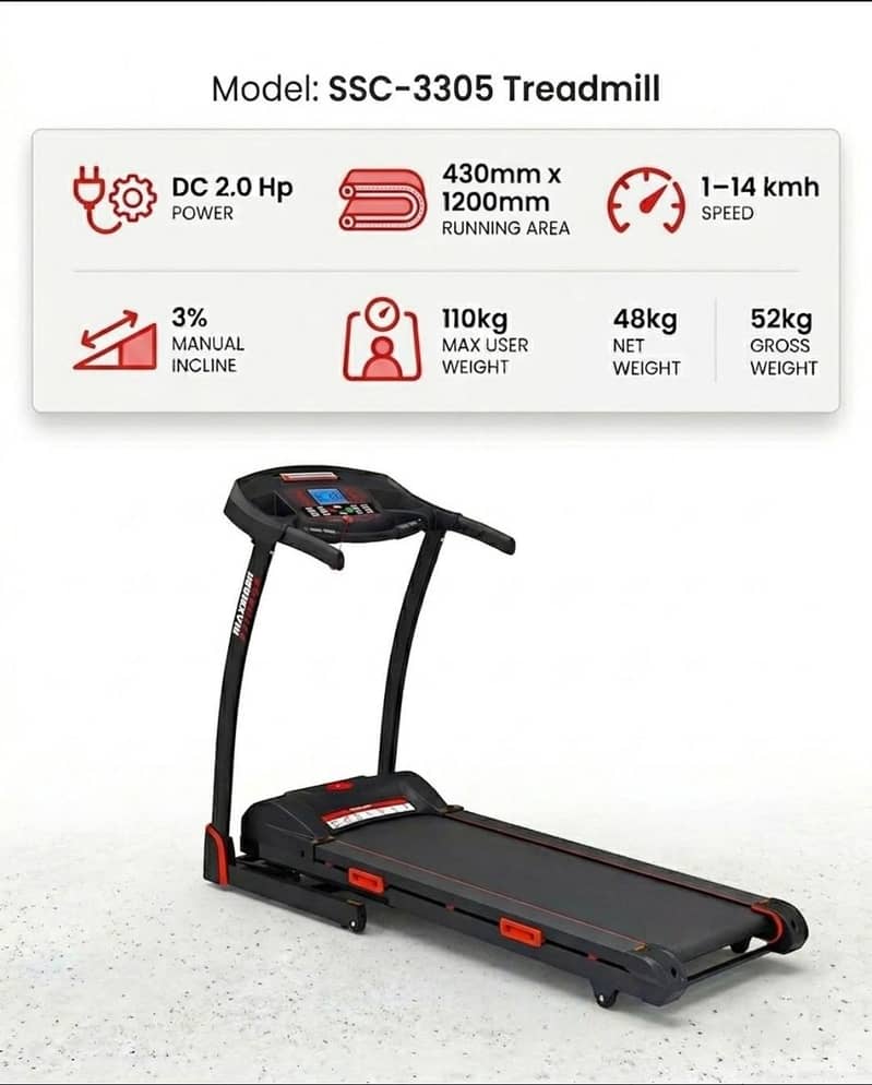 Manual Treadmill for Home Use / Jogging Machine / Treadmill/cycle 7