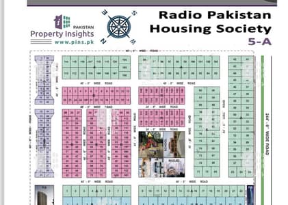 Radio pakistan cooperative housing society 40 ft road 128 sqyd best location plot westopen best deals available east west corner