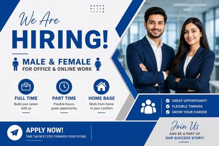 Hiring Now on urgent bases.