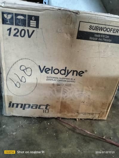 velodyne Subwoofer
