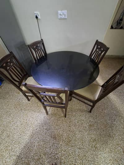 dining table with 5 chair