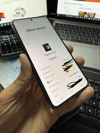 Samsung Mobile S23 PTA Approved just 24Hours Used Mobile