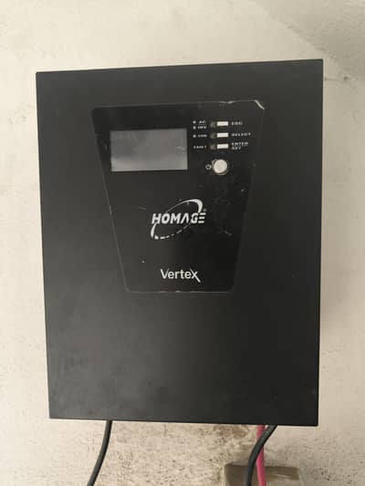 Homage Vertex 1214SCC Solar UPS inverter (1000W/1.2KVA) Mint Condition