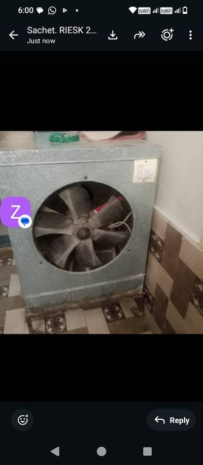 Air coller for sell Arani coller Coller is okay Every parts okay