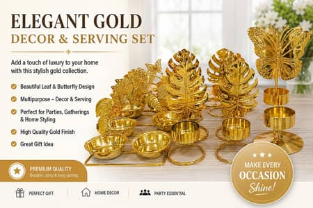 candle holder gold