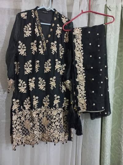 Pure chiffon and banarsi