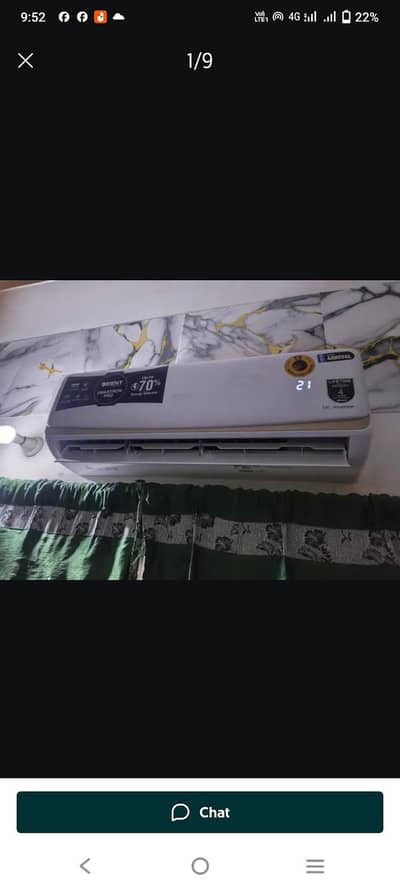 brand new ac with warranty card just buy and use it