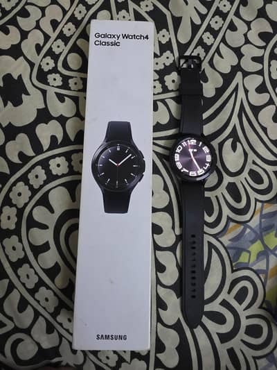Samsung Galaxy Watch 4 Classic 46mm Black | Complete Box | Excellent