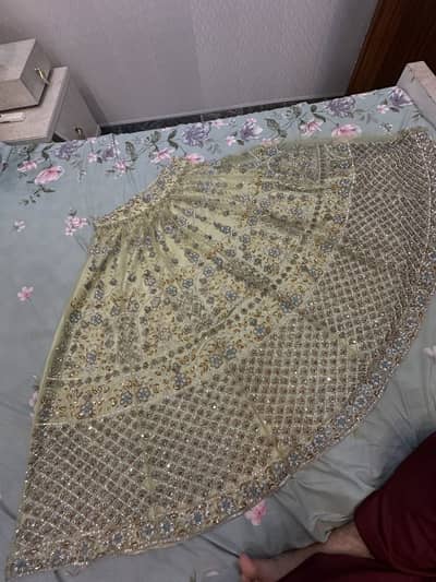 Bridal lehnga for mehndi