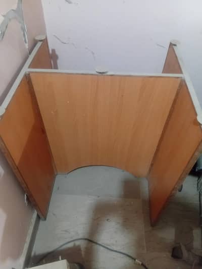 revloving office chair ,table with out top available