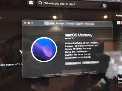mac book pro 2014 i7