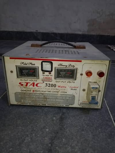 STAC 3200W Voltage Stabilizer – Working Condition