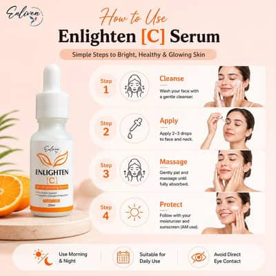 Vitamin C Brightening Face Serum for Daily Skin Care