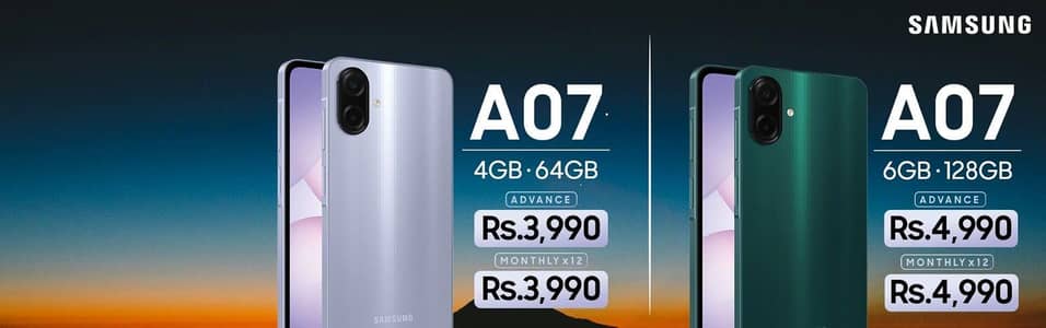Samsung Mobile A07 | Available on installment