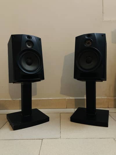 Sony SS-H991 Bookshelf Speakers Home Theater System 8 Ohms 3-Way Pair