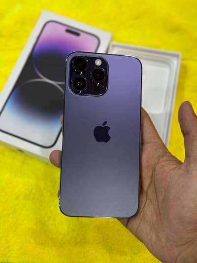 Iphone 14 Pro Max physical dual sim approved 94% helath with box
