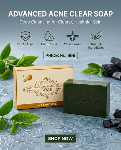 Advanced acne soap