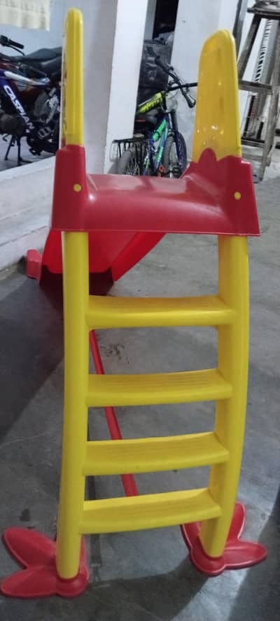 4 steps kids slide durable plastic body