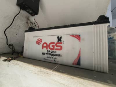 AGS SP-250 12V 175AH Battery (27 Plates) - Excellent 4-6 Hours Backup