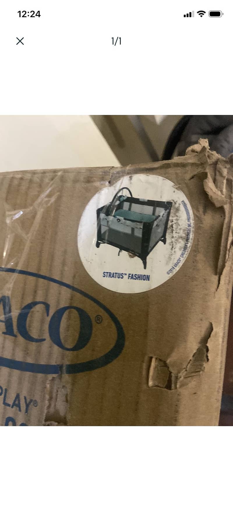 Graco foldable cot 1