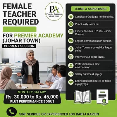 teacher required