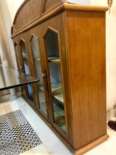 wooden Show case | 4 compartments