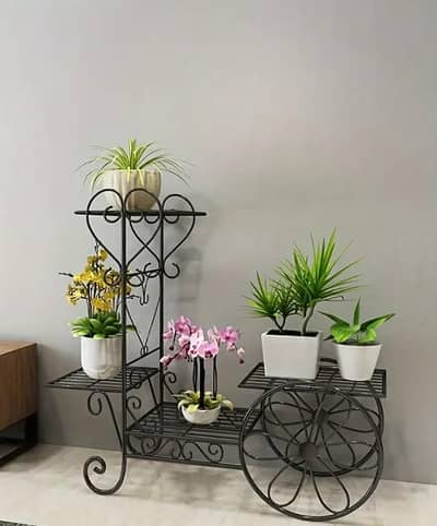Iron flower pot stand