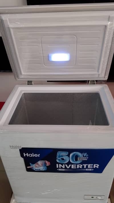 Haier HRDF-175 Inverter Deep Freezer (White) for sale.