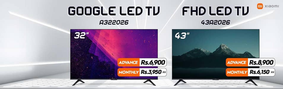 Xiaomi 32" | Google LED TV| Available on installment