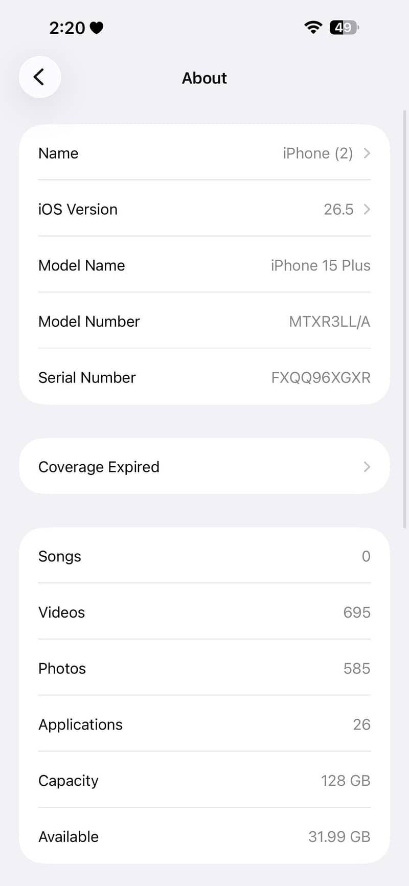 Apple iPhone 15 plus 9