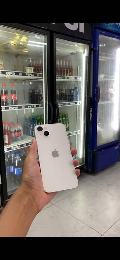Urgent Sell  iPhone 13 White 128 GB JV 94 Battery