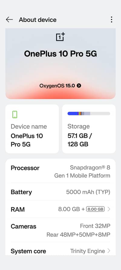 oneplus 10 Pro 128Gb
