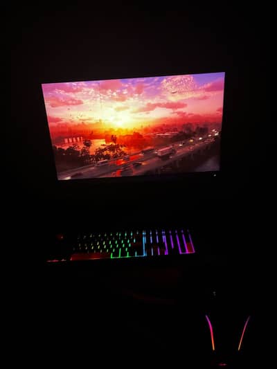 Ryzen 5 3600 Gaming PC with 24 LCD 32gb ram 512gb SSD,