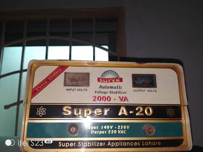 Title: Super A-20 Automatic Voltage Stabilizer 2000VA | 100% Working