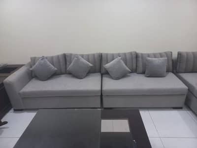 7 seater L shape sofa