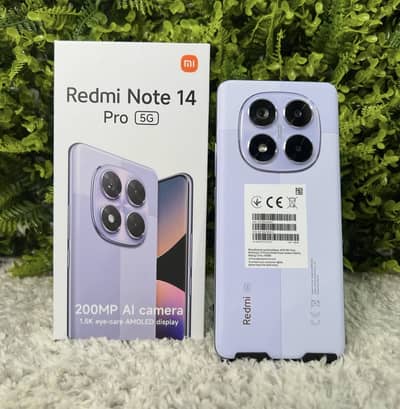 Xiaomi Redmi Note 14 Pro Box Pack 8/256GB Purple Color