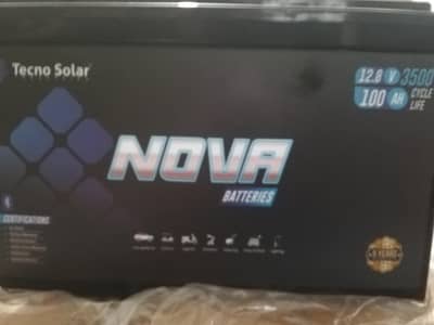 Tecno Solar NOVA Lithium Battery – 100AH | 12.8V | Brand New