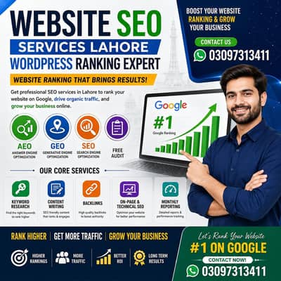 Website SEO Services Lahore- WordPress Ranking Expert- Website Ranking