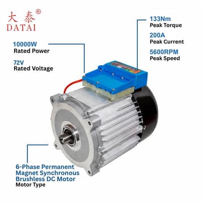 10KW PMSM Datai Electric Motor