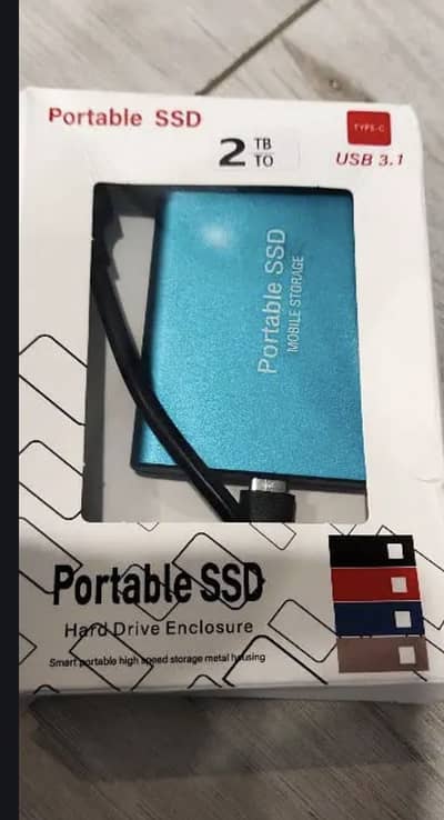 Portable SSD Hard drive enclosure