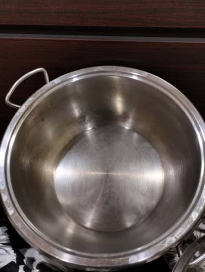 Steel kadhai
