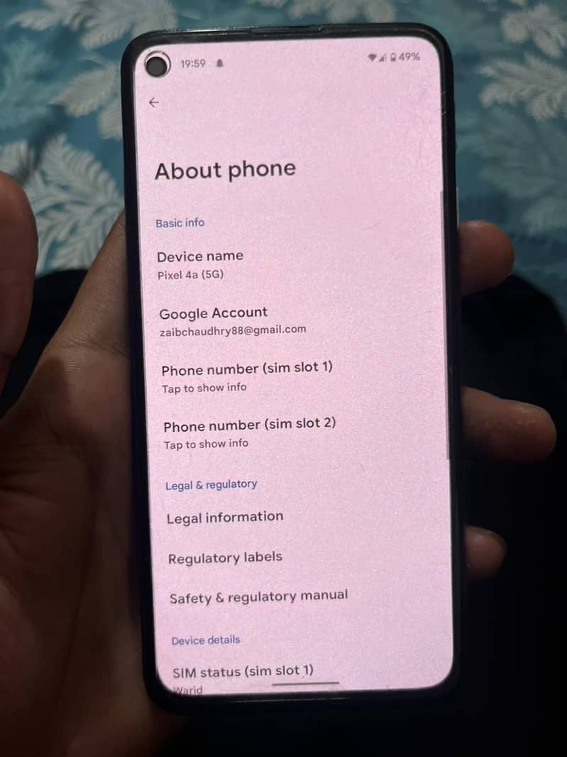 Google Pixel 4a 4