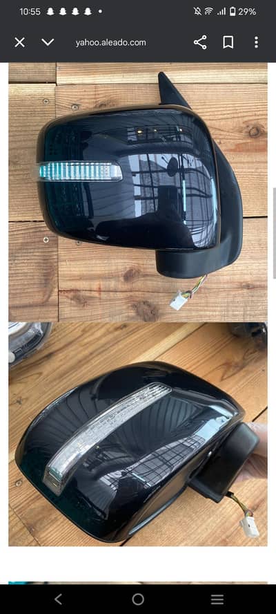 Suzuki every sides mirror retractable folding indicator