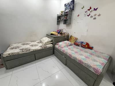 Kids Bed with Storage Box & Drawers